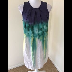 NWT! MNG size 4 green multi sleeveless dress